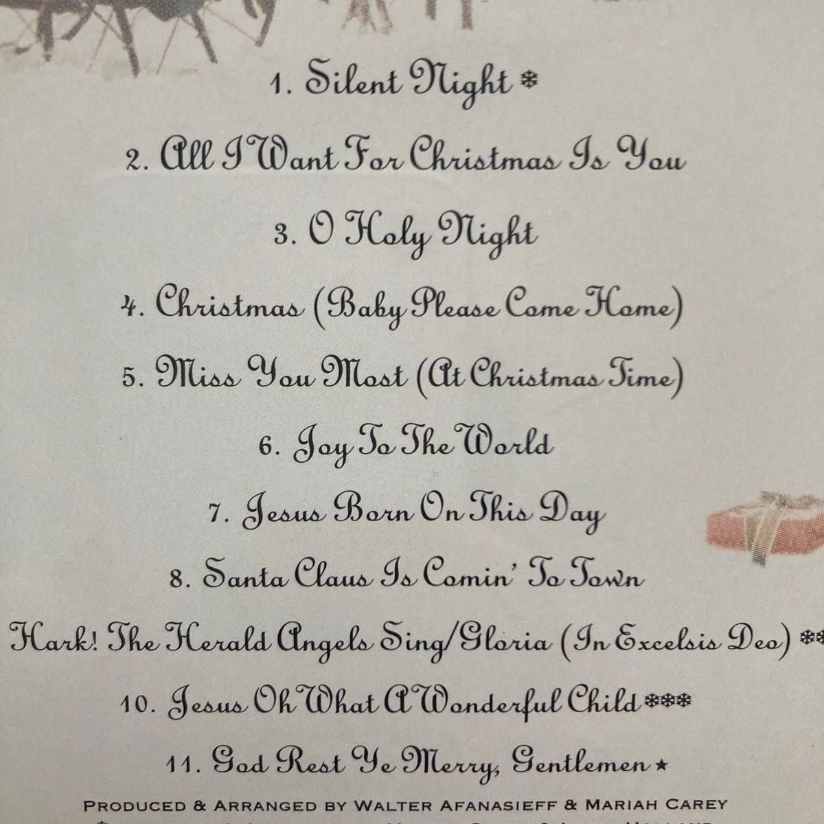 マライア・キャリー　Mariah Carey  CD4枚セット　デイドリーム／バタフライ／MUSIC BOX／メリークリスマス