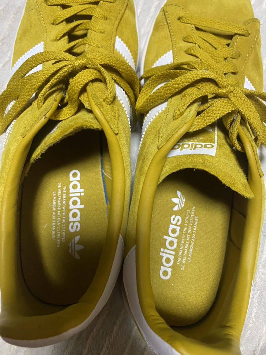 極美品　アディダス　28.5cm adidas CAMPUS アディダス キャンパス mustard マスタード US10.5 イエロー yellow 山吹色_画像4