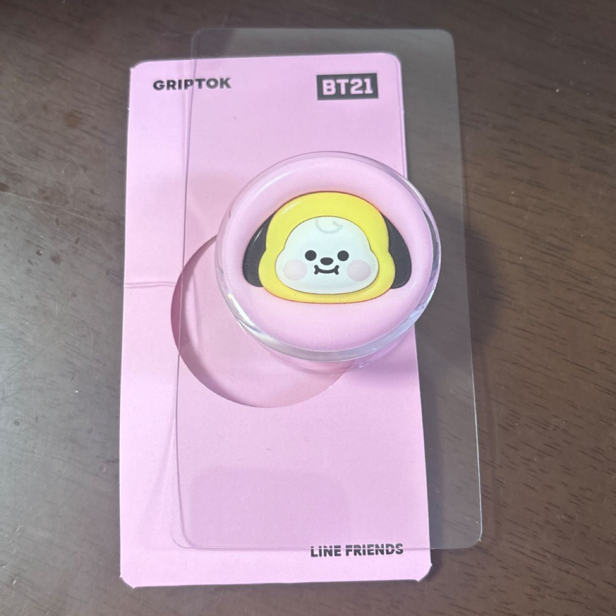 韓国限定 BT21 CHIMMYスマホグリップ BTS LINE FRIENDS