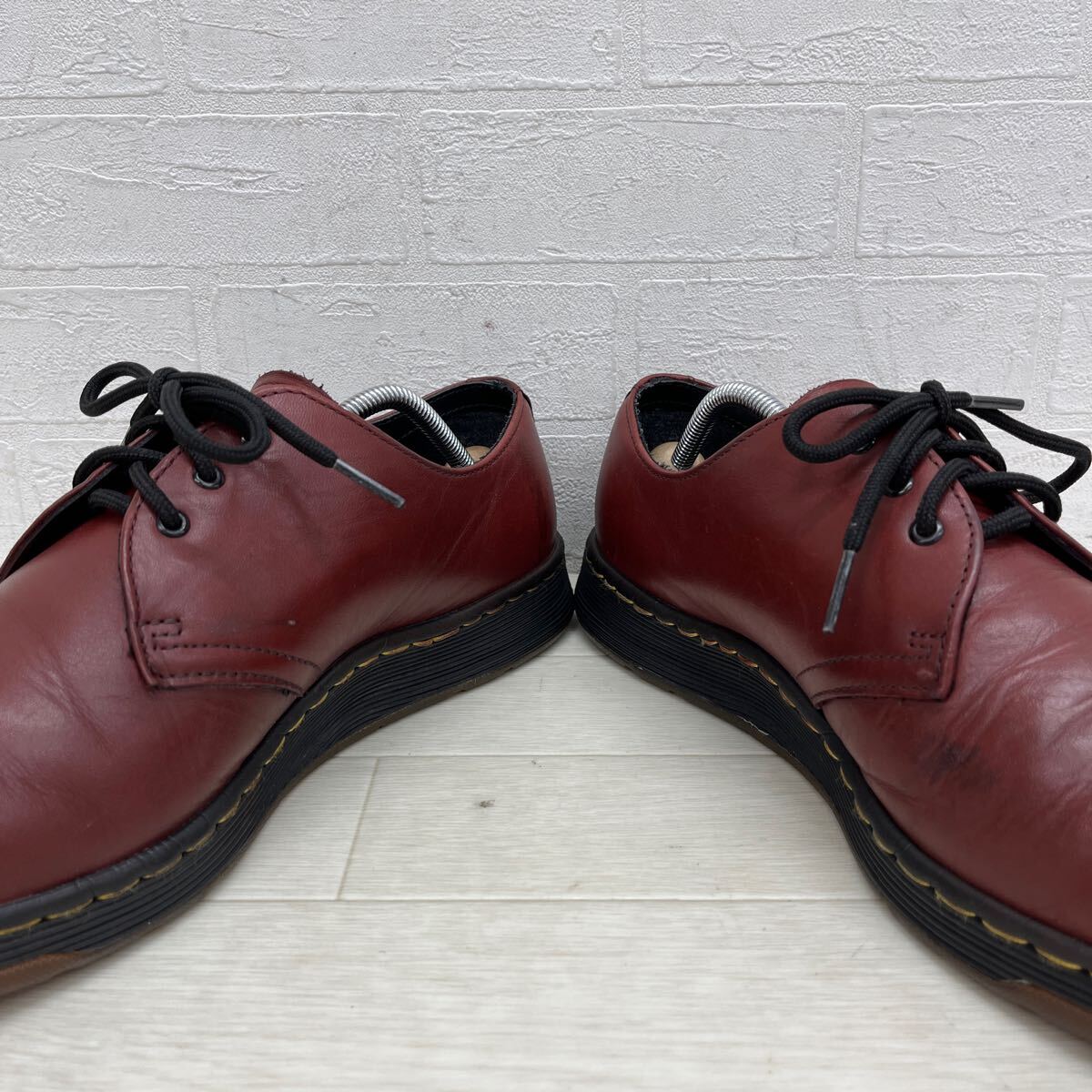 1378◎ Dr.Martens ドクターマーチン 靴 シューズ ウォーキング オックスフォード フラットソール ブラウン メンズUK9_画像2
