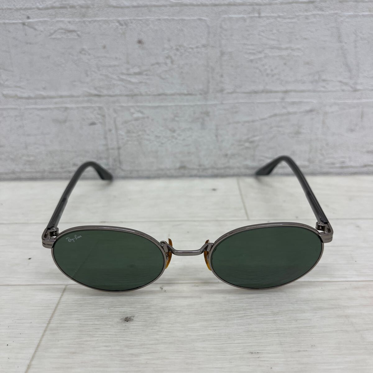 1327◎ Ray-Ban Bausch & Lomb レイバン ボシュロム RB3007 W2187 小物 眼鏡 サングラス 度なし レンズ カーキ メンズの画像2