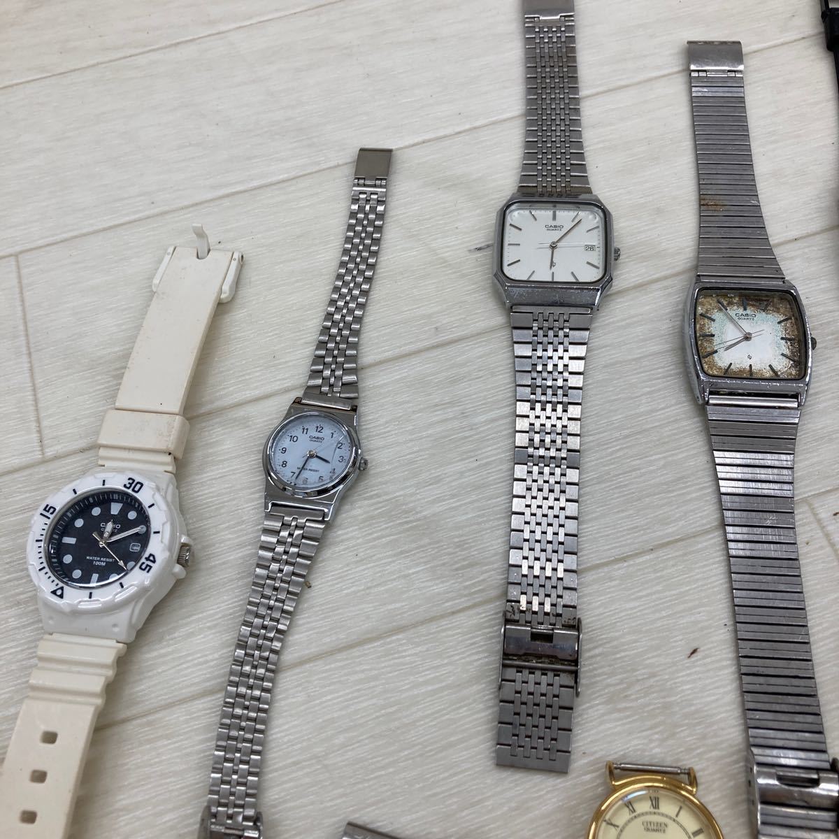 1210◎ 61点 ジャンク品 CASIO カシオ CITIZEN シチズン SEIKO セイコー ALBA アルバ 時計 腕時計 ネックレス ユニセックス_画像2