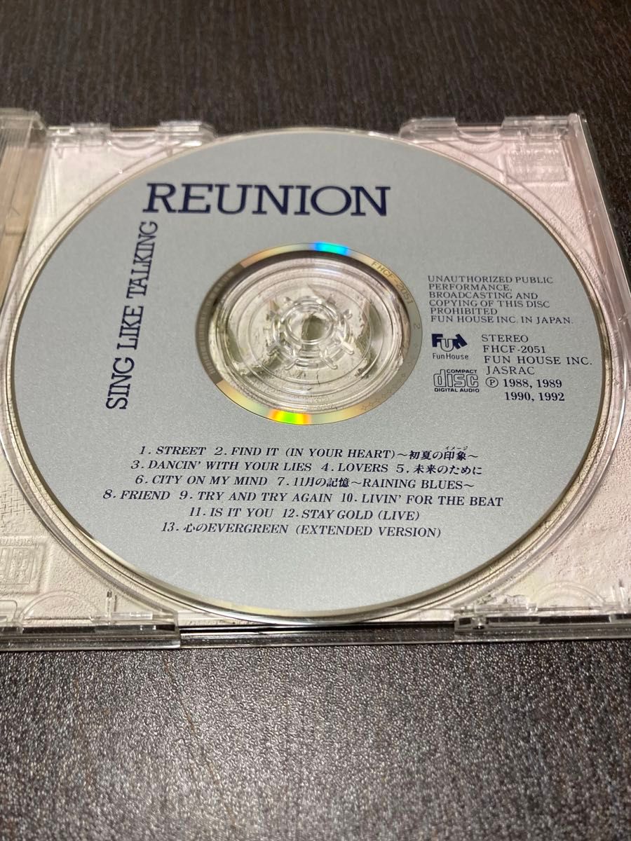 [CD] SING LIKE TALKING / REUNION