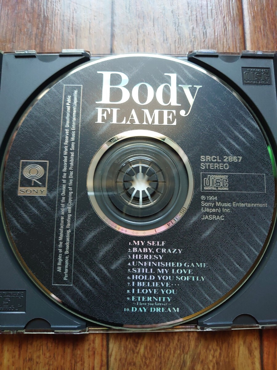 【匿名配送ヤマト便】BODY「FLAME」瀧川一郎/菊地哲/D'ERLANGER/デランジェ CD Ｖ系の画像2
