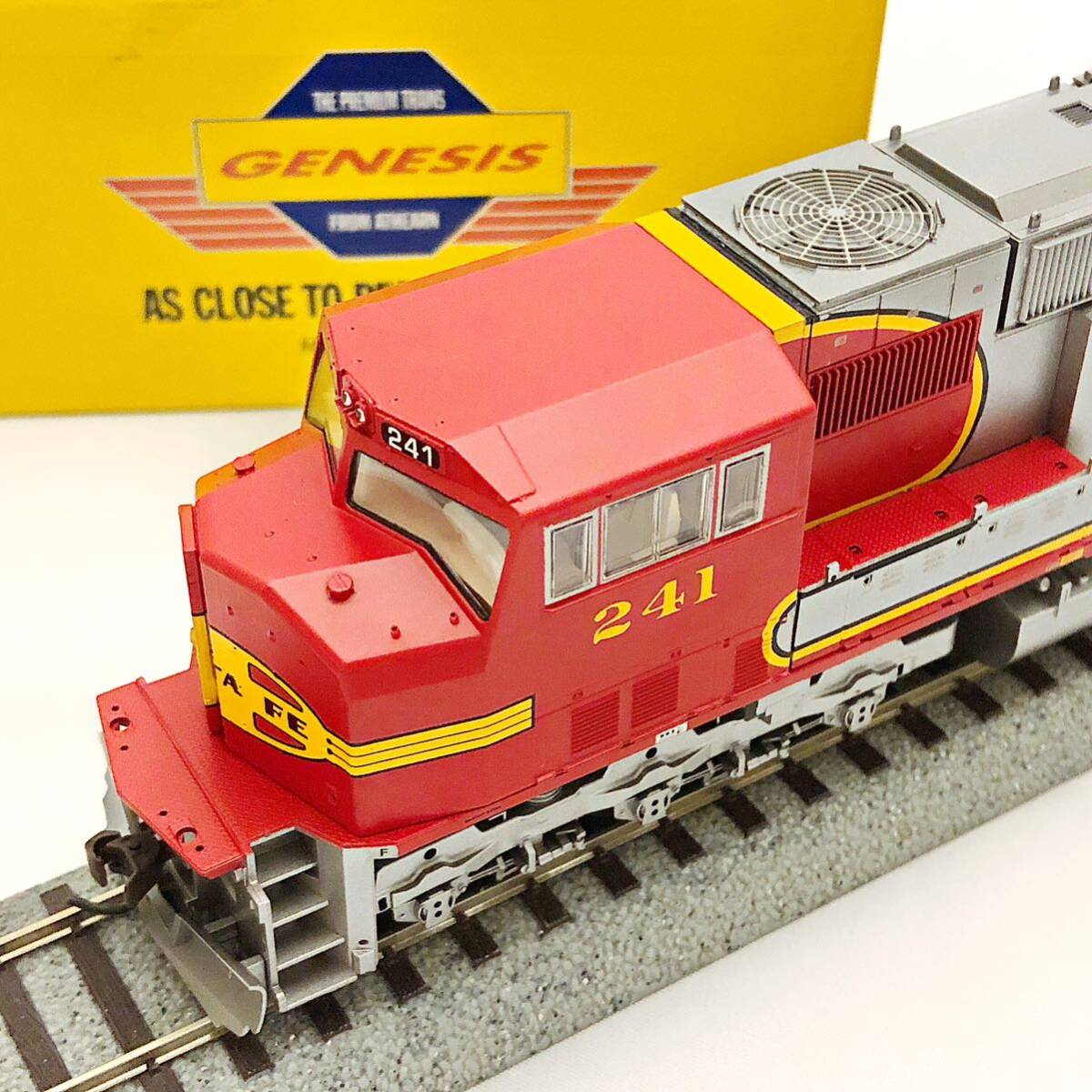 HO Athearn Genesis G6138 Santa Fe #2 SD75M Diesel Locomotive HO Athearn Genesis G6138 Santa Fe #2 SD75M Diesel Locomotive