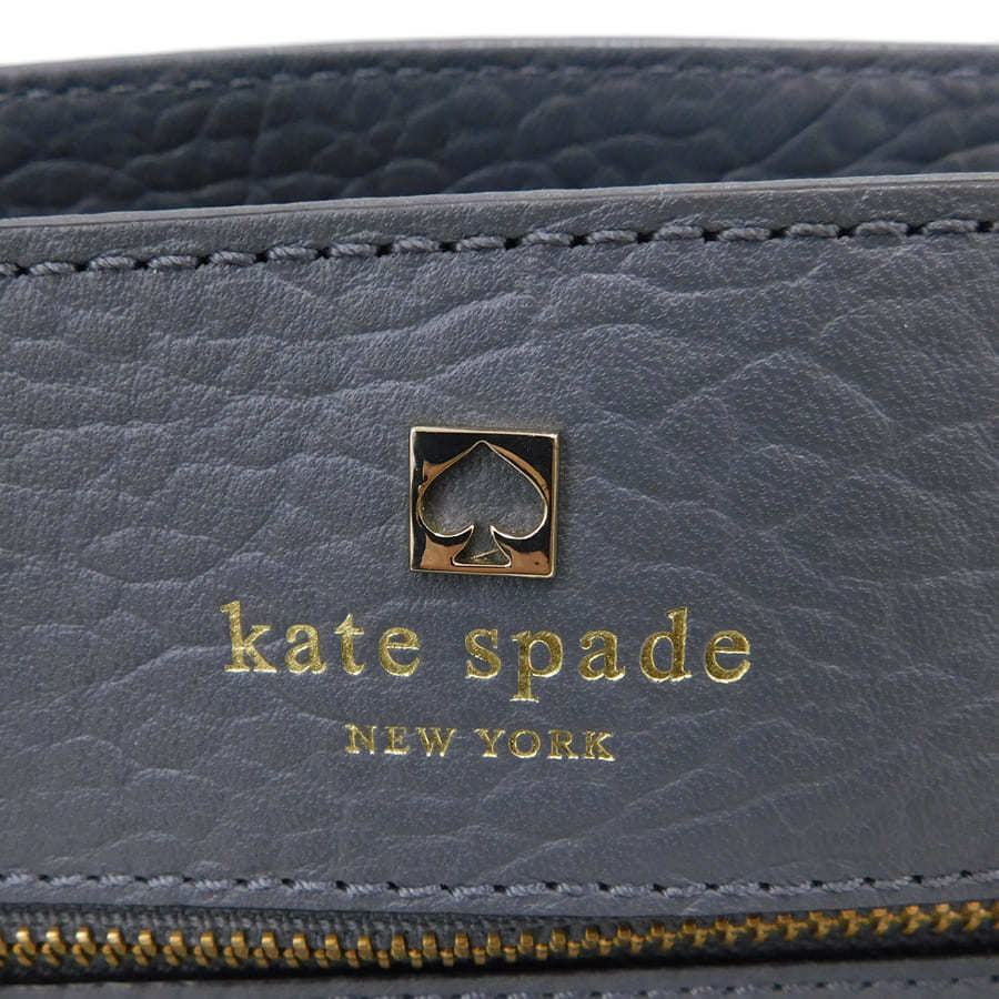 1円 ■ 極美品 ケイトスペード 2WAYバッグ グレー系 レザー 男女兼用 お洒落 Kate spade ■E.Bsr.tI-22_画像9