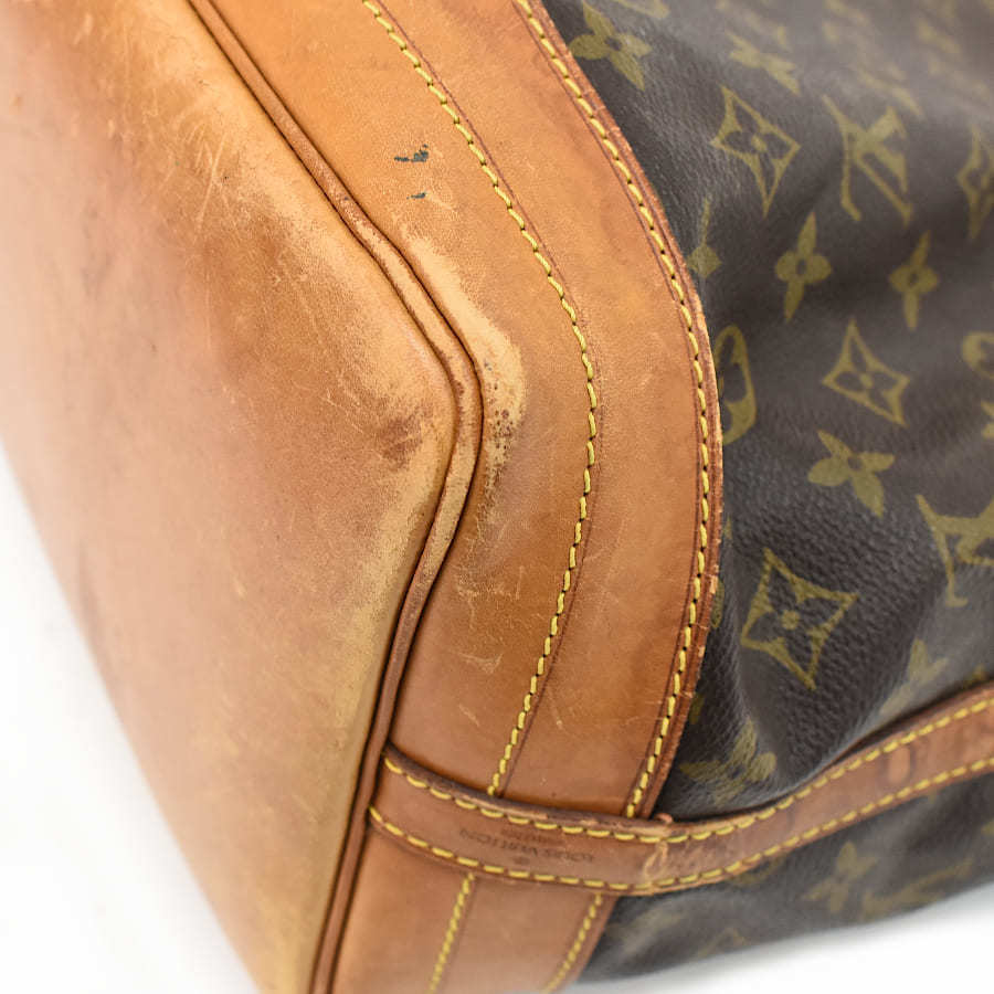 1円 ◆定価20万 LOUIS VUITTON ルイヴィトン ショルダーバッグ 巾着型 ノエ M42224 モノグラム ブラウン◆E.Csir.zE-14_画像6