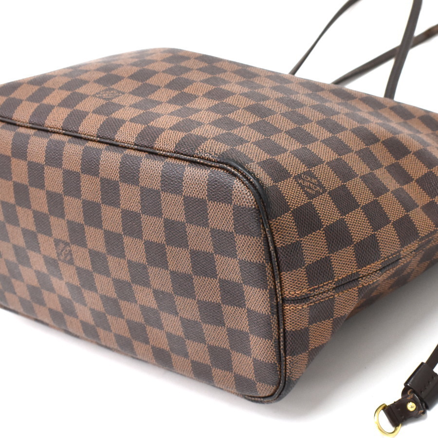 1円 ◎定価20万 美品 LOUIS VUITTON ルイヴィトン トート ショルダー ネヴァーフルMM N51105 ダミエ ブラウン◎K.Cep.oR-47_画像5