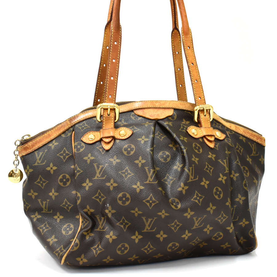 1円 ◎定価24万 美品 LOUIS VUITTON ルイヴィトン ショルダーバッグ ティボリGM M40144 モノグラム ブラウン◎L.Clre.tI-34_画像1