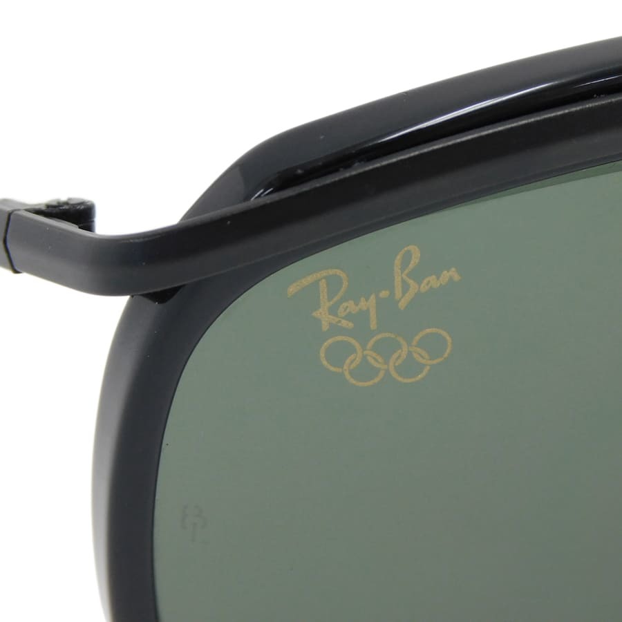 1円 ■ 美品 レイバン サングラス ブラック系 プラスチック×金属 オリンピック限定品 レア Ray・Ban ■E.Bil.tI-9_画像8