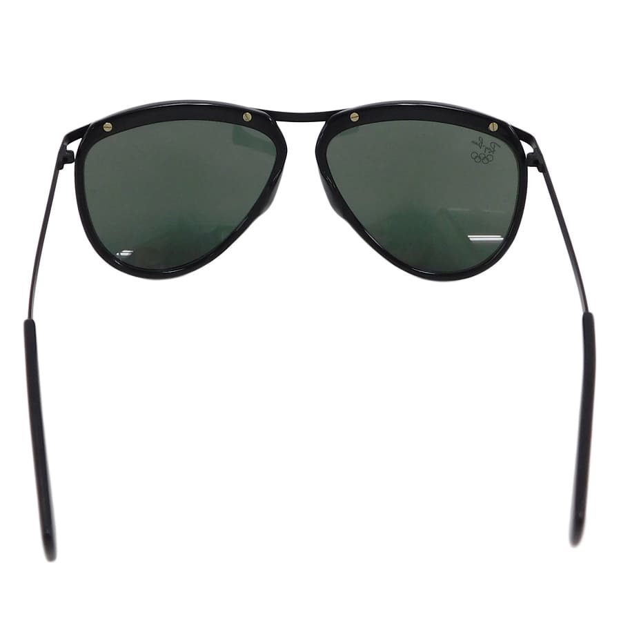 1円 ■ 美品 レイバン サングラス ブラック系 プラスチック×金属 オリンピック限定品 レア Ray・Ban ■E.Bil.tI-9_画像4