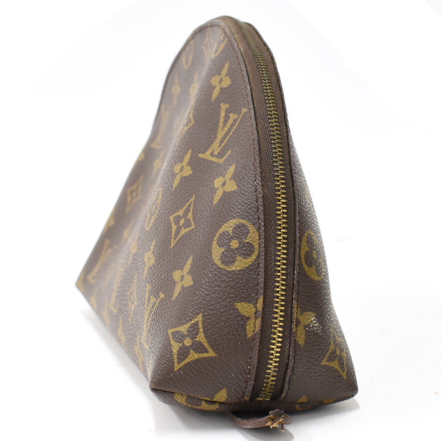 1円 ◆LOUIS VUITTON ルイヴィトン トゥルースドゥミロンド ポーチ コスメティック M47520 モノグラム ブラウン ◆E.Css.Gt-14_画像2