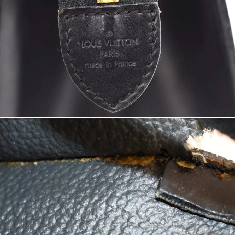 1円 ◆美品 LOUIS VUITTON ルイヴィトン リヴィエラ ハンドバッグ M48182 エピ レザー ノワール ブラック◆E.Csir.oR-11_画像8