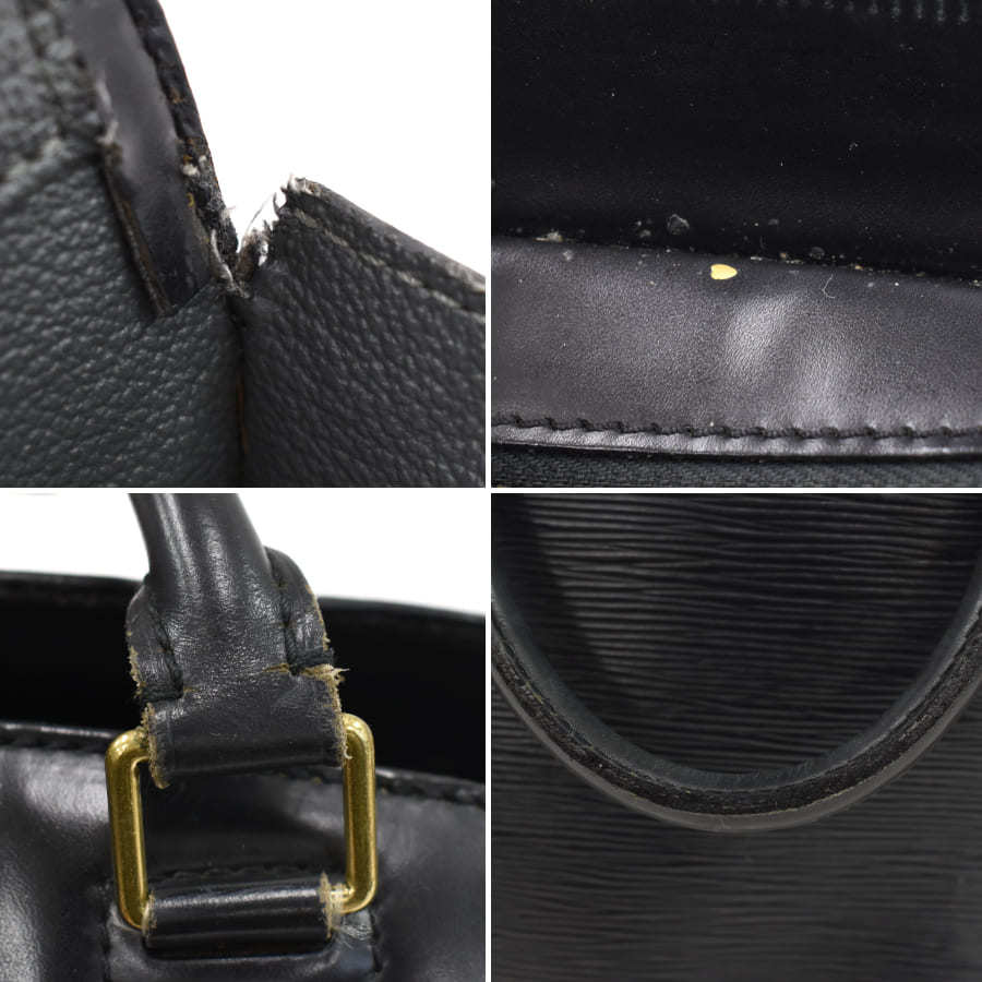 1円 ◆美品 LOUIS VUITTON ルイヴィトン リヴィエラ ハンドバッグ M48182 エピ レザー ノワール ブラック◆E.Csir.oR-11_画像9