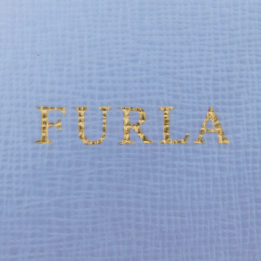 1円 ■ 美品 フルラ ハンドバッグ ライトブルー系 レザー 手提げ 普段使い おでかけ FURLA ■E.Bie.An-14_画像9