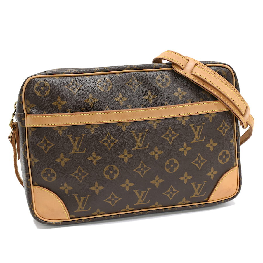 1円 ◆定価13万 極美品 LOUIS VUITTON ルイヴィトン ショルダーバッグ トロカデロ30 M51272 モノグラム ブラウン◆E.Cmo.oR-22