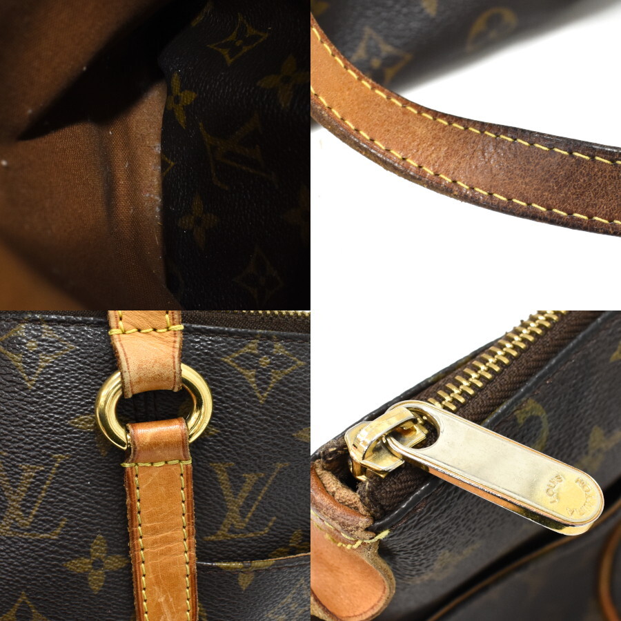 1円 ◆良品 LOUIS VUITTON ルイヴィトン トートバッグ トータリーPM M56688 モノグラム キャンバス ブラウン◆E.Cmol.tI-26_画像9