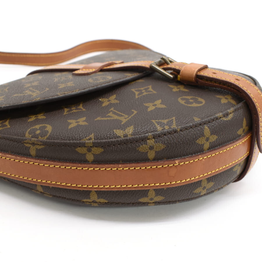 1円 ◆定価15万 良品 LOUIS VUITTON ルイヴィトン ショルダーバッグ シャンティGM M40647 モノグラム ブラウン◆E.Csge.hP-22_画像5