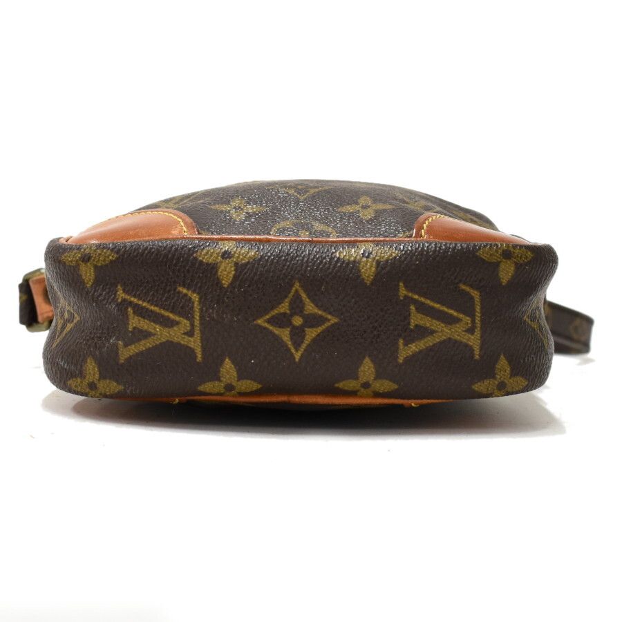 1円 ◆良品 LOUIS VUITTON ルイヴィトン ショルダーバッグ ダヌーブ M45266 モノグラム キャンバス ブラウン◆E.Csr.tI-20_画像4