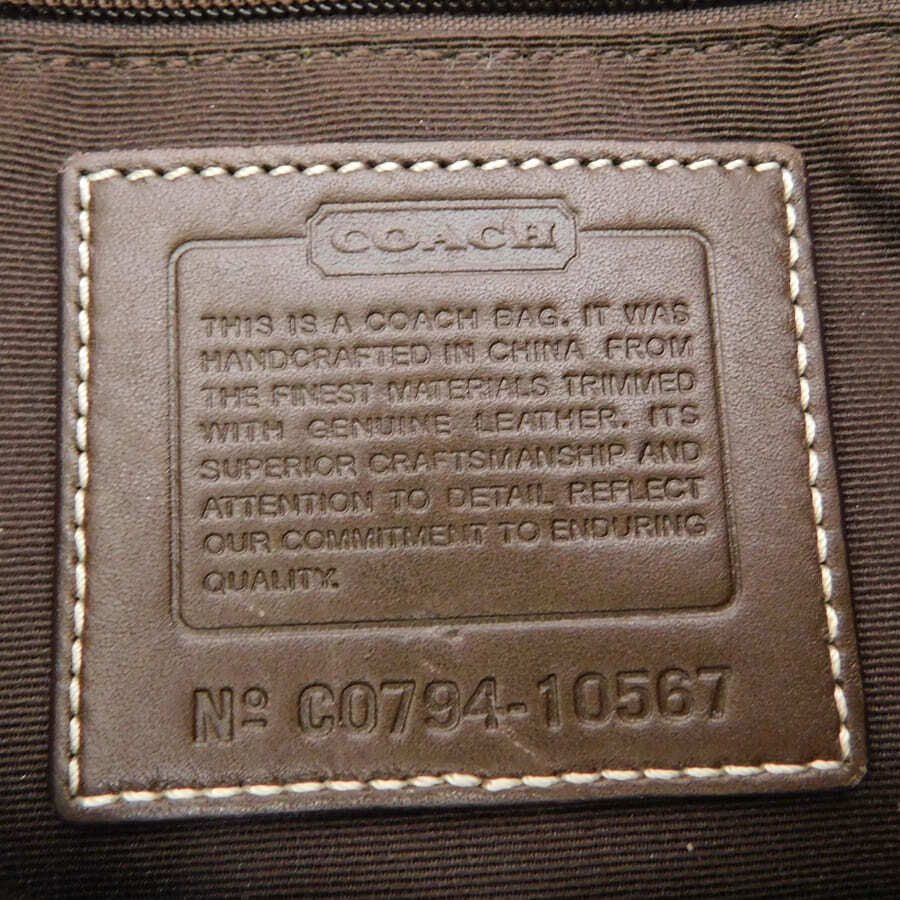 1円 ■ 極美品 コーチ ショルダーバッグ 10567 キャンバス ベージュ系 シグネチャー COACH ■E.Bmi.An-22_画像8