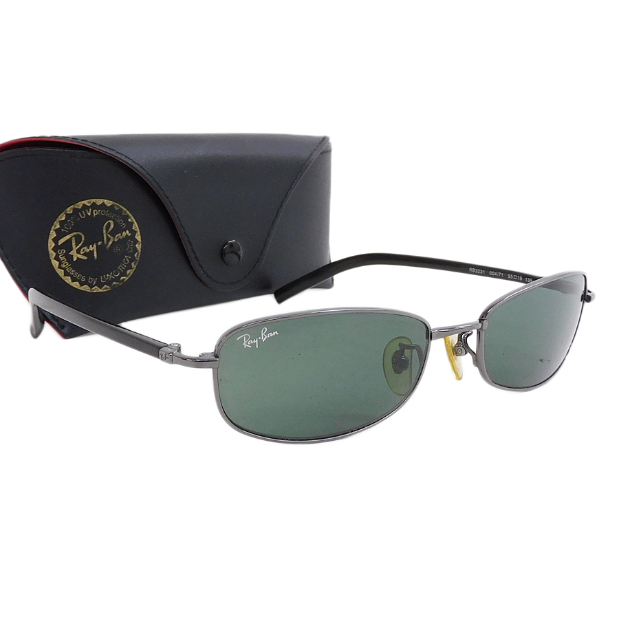 1 иен # превосходный товар RayBan солнцезащитные очки оттенок черного пластик × сплав UV cut RB3231 004 71 Ray Ban #E.Biue.hP-05