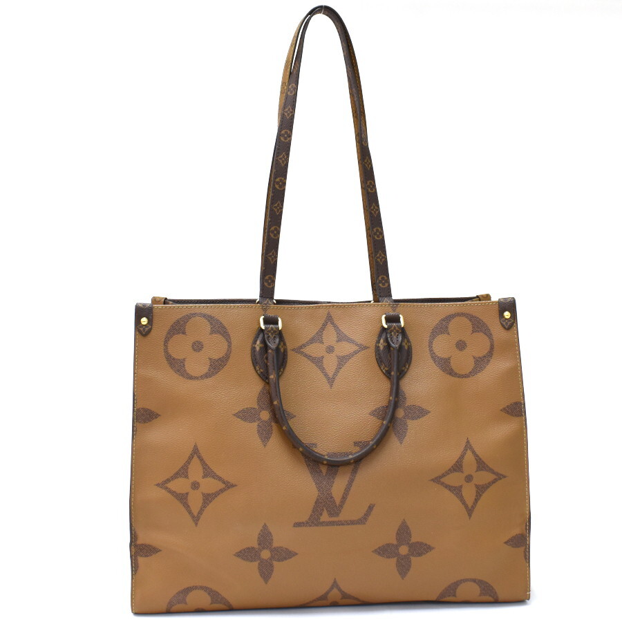 1円 ◎定価36万 美品 LOUIS VUITTON ルイヴィトン オンザゴーGM M44576 ジャイアントモノグラム リバース◎K.Dmpl.jW-18_画像3