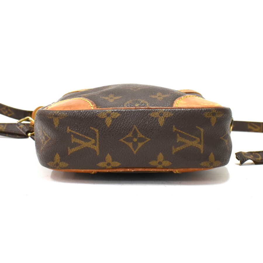 1円 ◆LOUIS VUITTON ルイヴィトン ショルダーバッグ ダヌーブ M45266 モノグラム キャンバス ブラウン◆E.Cslo.tI-05_画像4