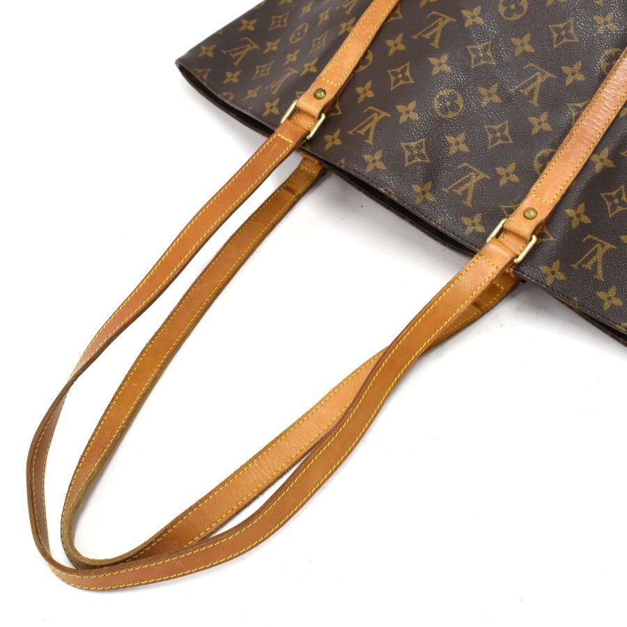 1円 ◆LOUIS VUITTON ルイヴィトン ショルダーバッグ サックショッピング M51109 モノグラム キャンバス ブラウン◆E.Cmol.tI-04_画像7