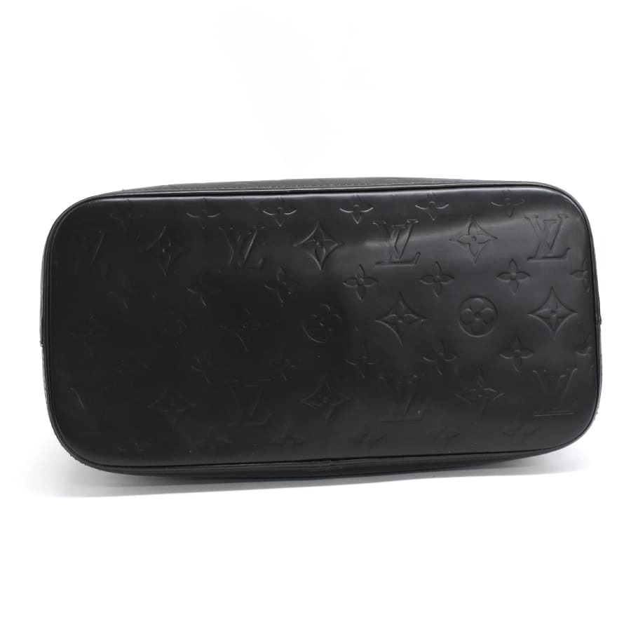 1円 ◆良品 LOUIS VUITTON ルイヴィトン ハンドバッグ ヒューストン ヴェルニ レザー ブラック◆E.Bgo.tI-29_画像4