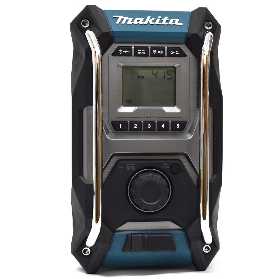 1 иен * не использовался товар Makita makita площадка радио MR001GZ AC*DC2 источник питания голубой × черный кемпинг сопутствующие товары радио для экстремальных ситуаций *