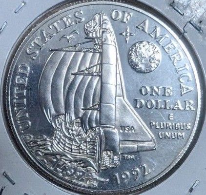 1992 コロンブス コイン 硬貨 古銭 銀貨 アメリカ