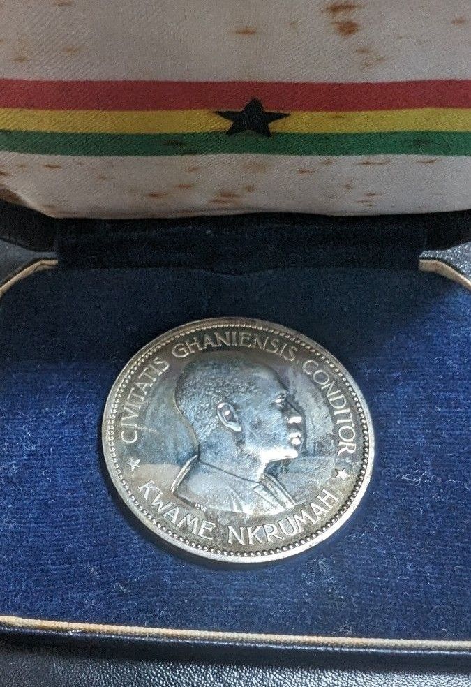 1958 ガーナ 10シリング銀貨 プルーフ 完全未使用 ガーナ独立  銀貨 コイン 古銭