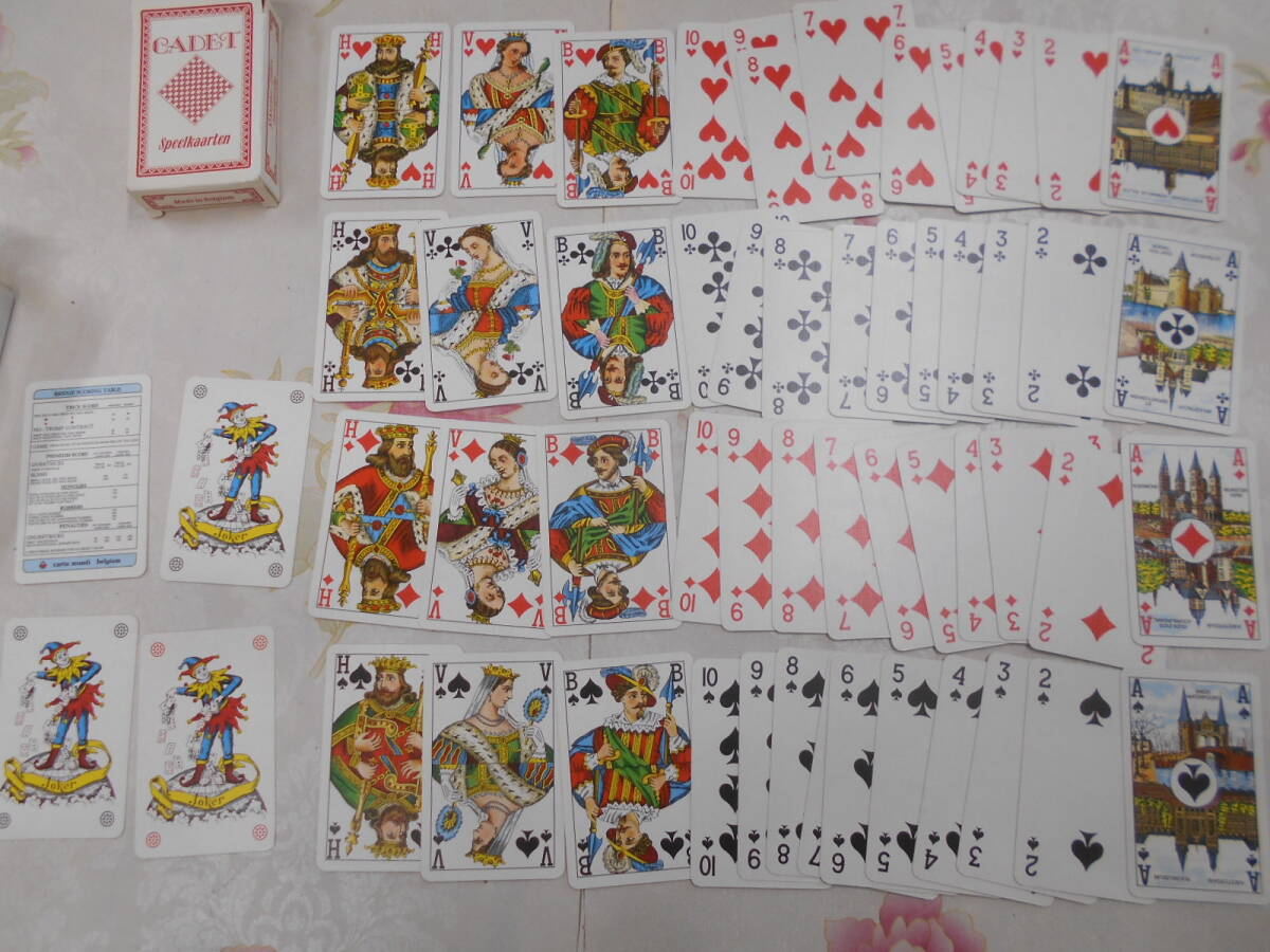 G○/15/外国のトランプ・カードゲーム 6個まとめて/POKER SUPERFINE CADET Speelkaarten Doppelkopfほかの画像5