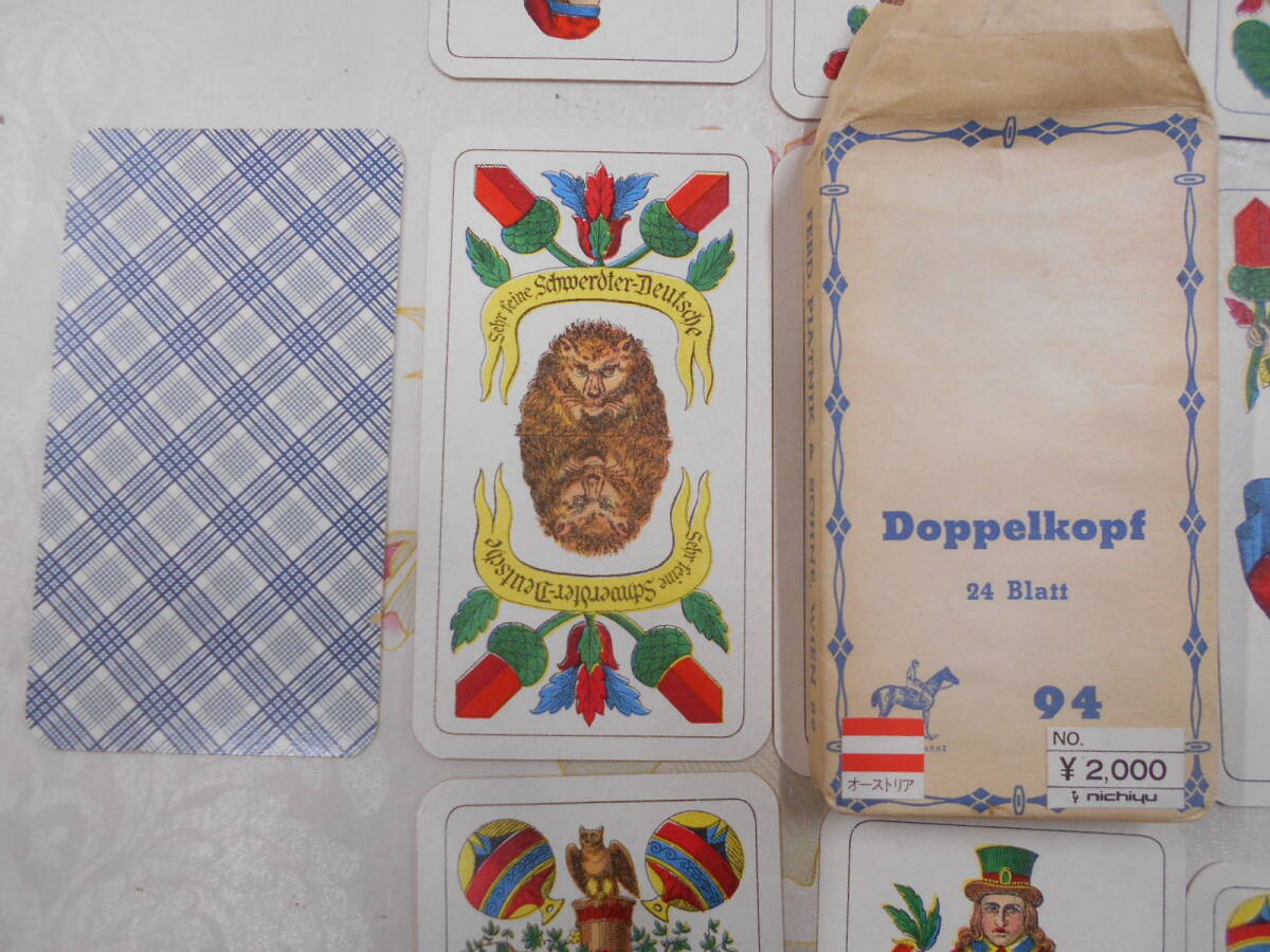 G○/15/外国のトランプ・カードゲーム 6個まとめて/POKER SUPERFINE CADET Speelkaarten Doppelkopfほかの画像4