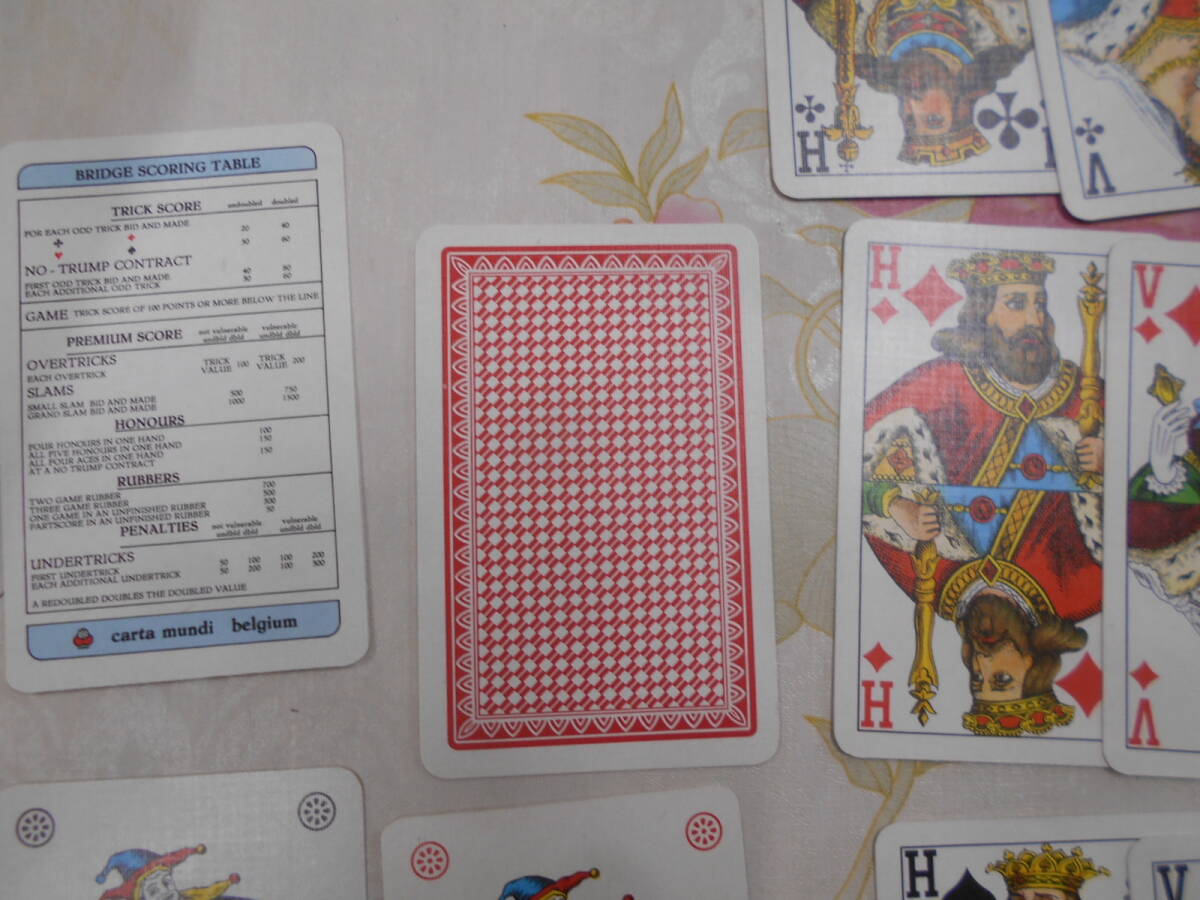 G○/15/外国のトランプ・カードゲーム 6個まとめて/POKER SUPERFINE CADET Speelkaarten Doppelkopfほかの画像6