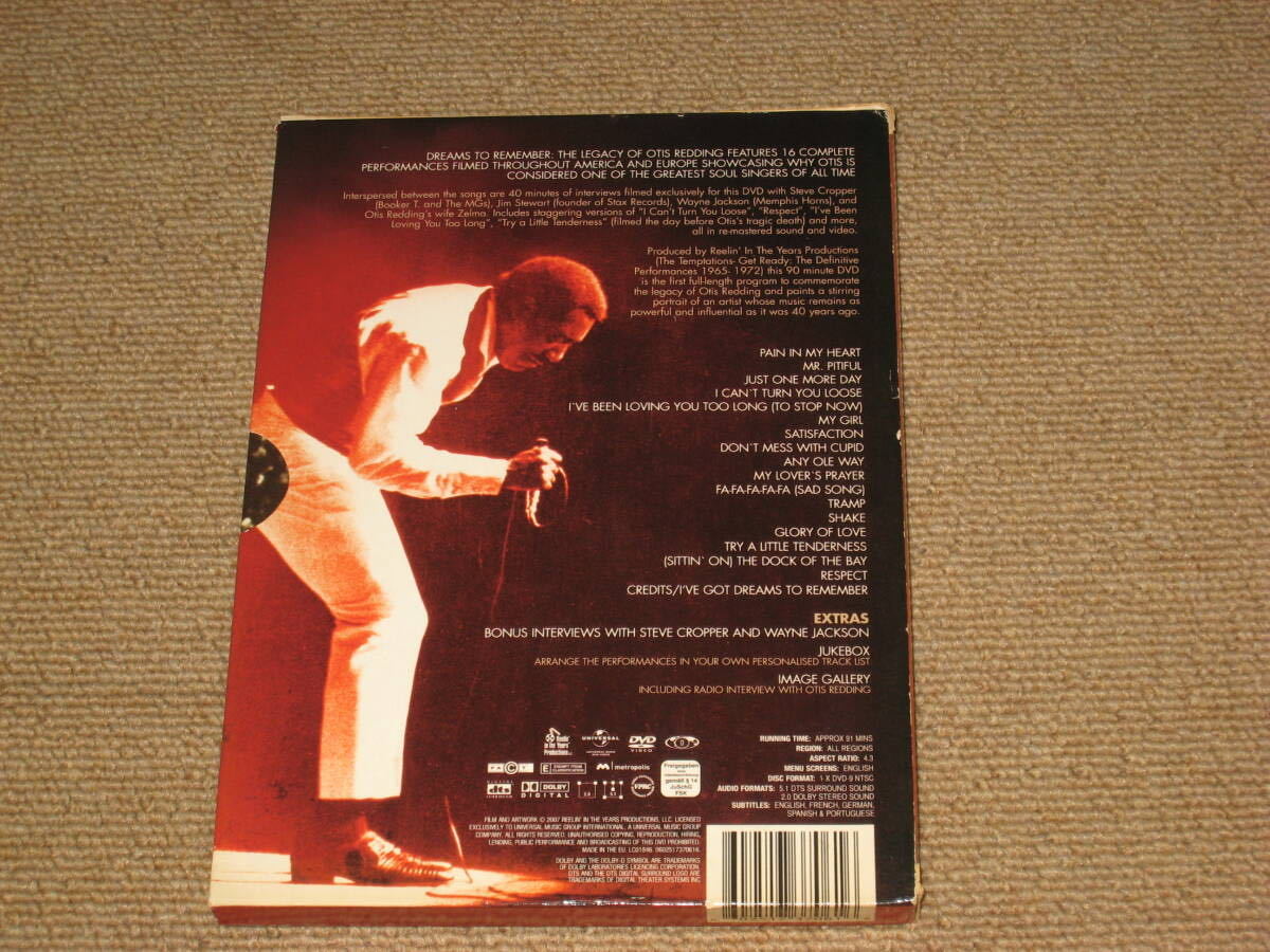 ■DVD「OTIS REDDING/オーティス・レディング Dreams to Remember the Legacy of Otis Redding 輸入盤/海外品」■_画像3