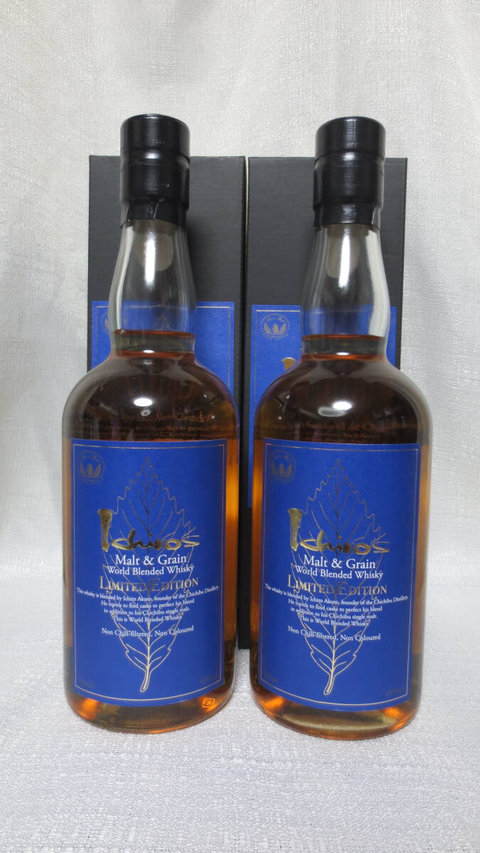 ◇２本セット◇ イチローズモルト＆グレーン リミテッドエデイション 各700ml 化粧箱付き Ichiro's Malt & Grain LIMITED EDITIONの画像1