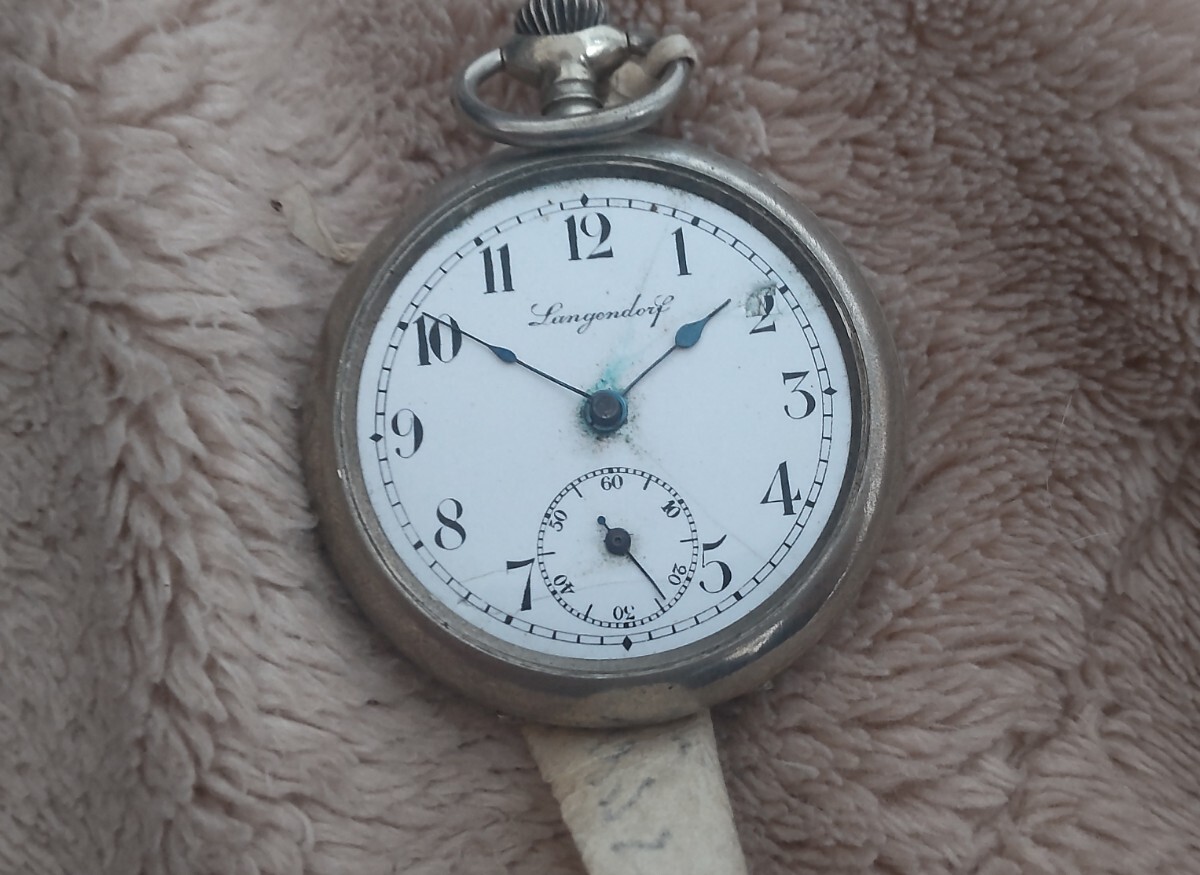 戦前 スモールセコンド 手巻き 懐中時計 ジャンクの画像1