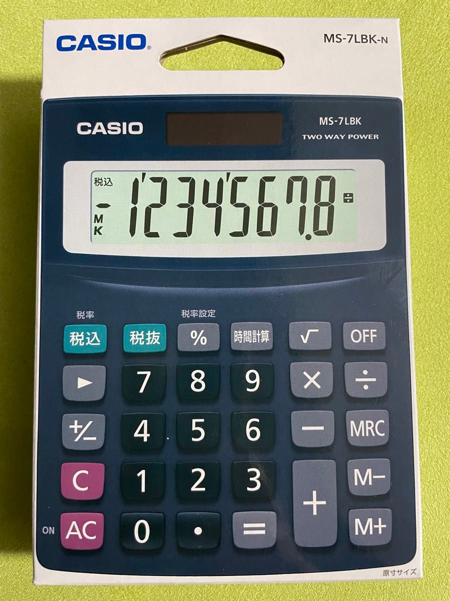 CASIO 計算機　電卓　8桁