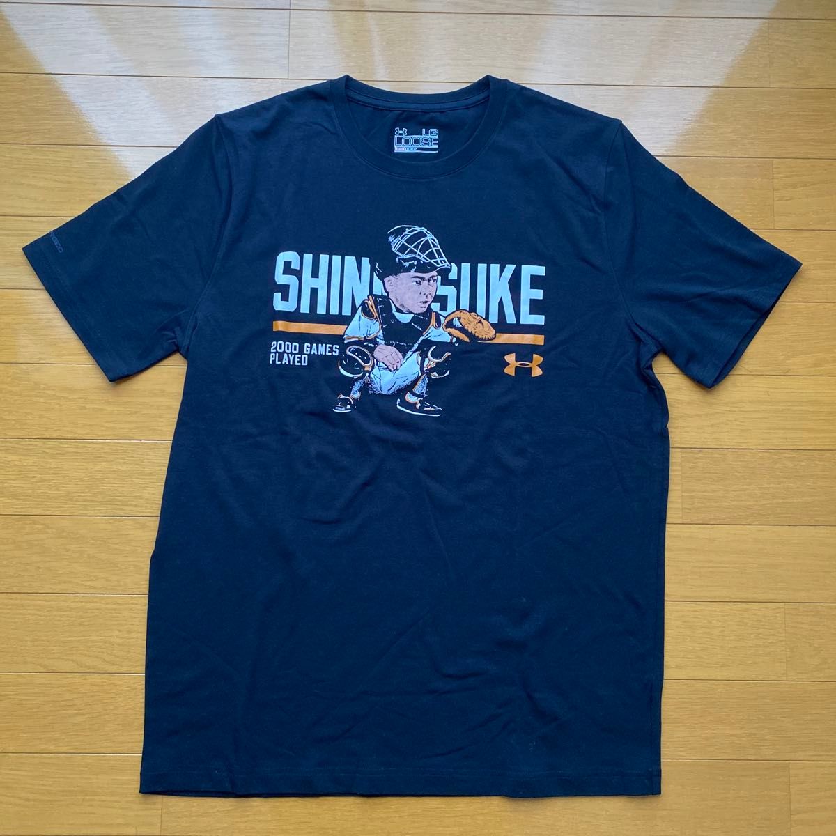 読売ジャイアンツ 阿部選手 Tシャツ ブラック アンダーアーマー 読売ジャイアンツ 阿部選手 Tシャツ ブラック アンダーアーマー