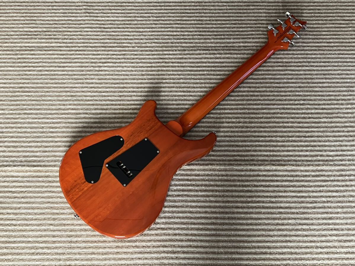 美品 PRS Paul Reed Smith SE Custom 24 Quilt Orange Beveled Top 送料無料_画像4