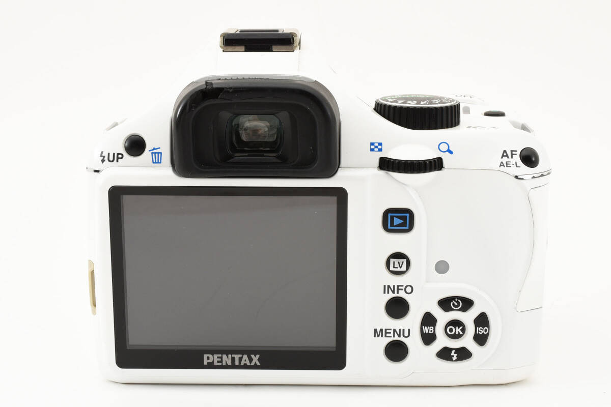 ◆人気モデル◆ ペンタックス PENTAX K-x ボディ ホワイト デジタルカメラ デジタル一眼レフ 単三電池駆動 #3992_画像5