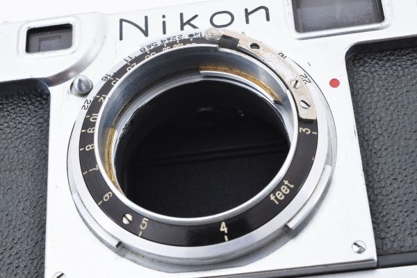 ◆希少◆ ニコン Nikon S2 ボディ 後期 Sマウント ブラックダイヤル フィルムカメラ レンジファインダー #3931_画像10
