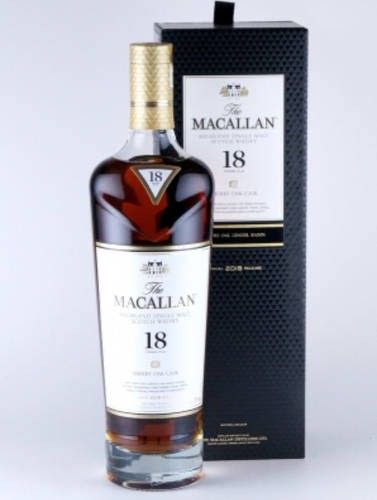 マッカラン18年 シェリーオークカスク 700ml 43度 箱付き  MACALLAN