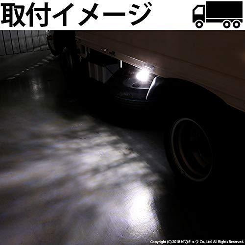 20☆強烈美発光☆ 防水 ダイヤモンドカット 16 LED 24V ランプ サイドマーカー トラック デコトラ スモール ブレーキ 白 ホワイト 10個の画像3