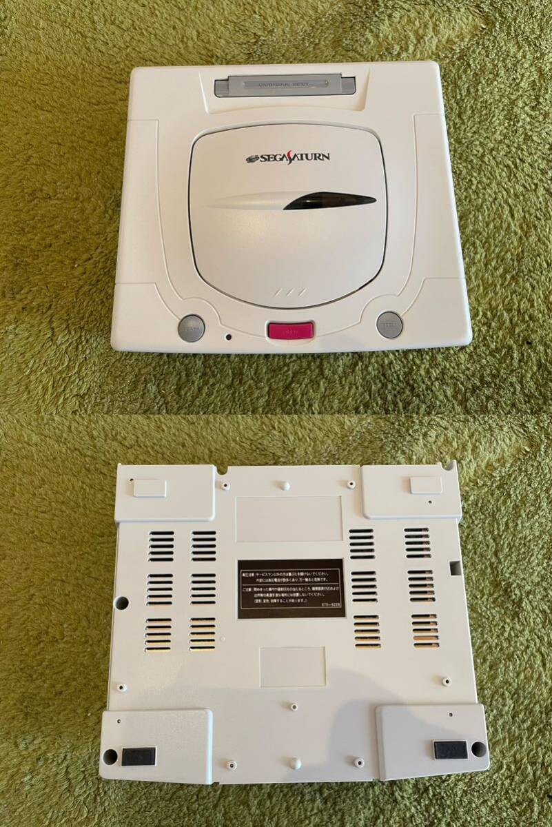 店頭展示品 未使用品 SEGA SATURN SS セガ サターン (HST-0019 ホワイト ) 本体 セットの画像5