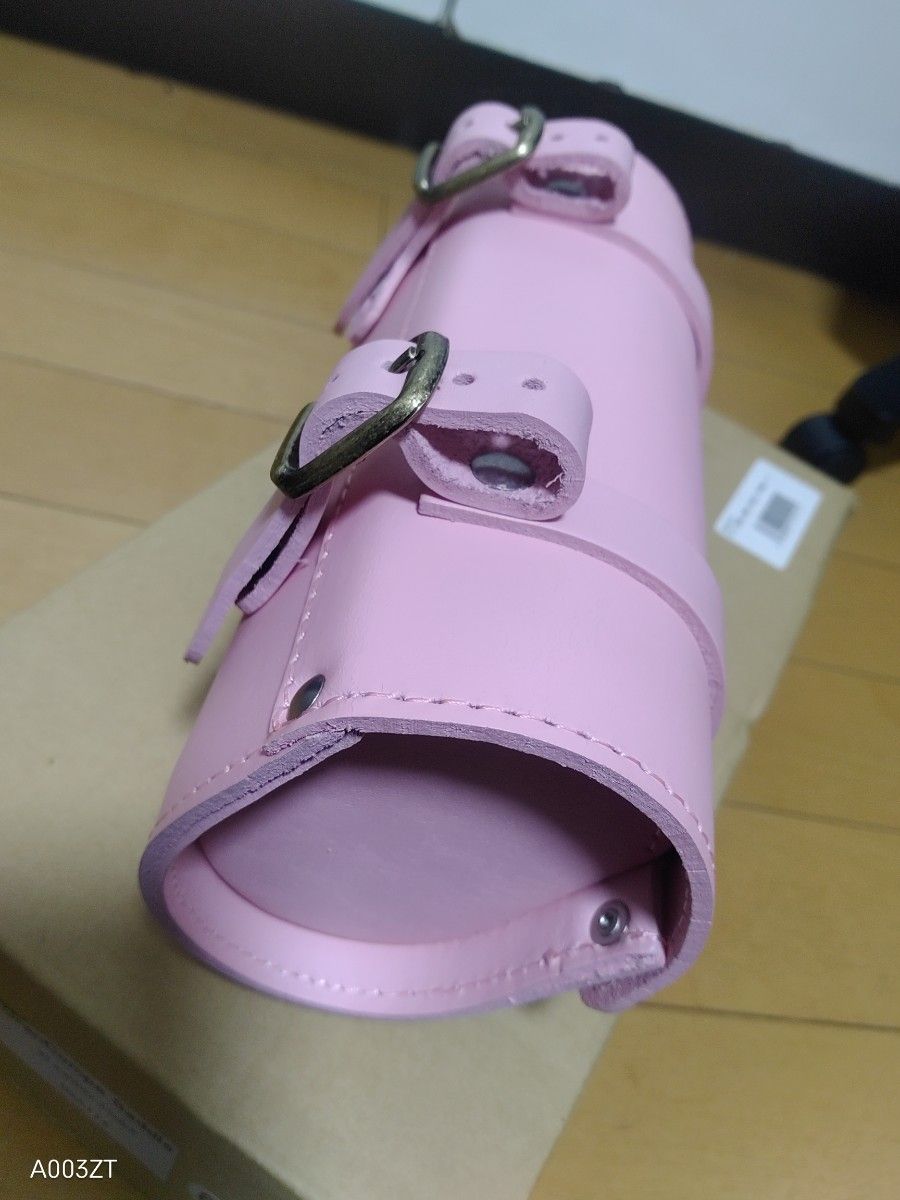 未使用】グランコンペ 革製 サドル サドルバック セット ピンク 未使用】グランコンペ 革製 サドル サドルバック セット ピンク