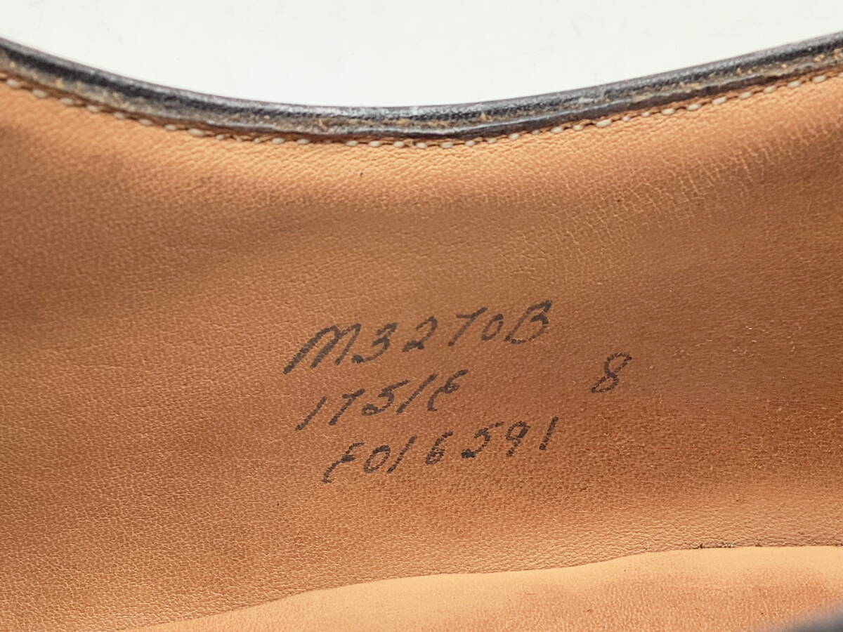 【美品】Lloyd Footwear ロイドフットウェア ★ M3270 Mシリーズ プレーントゥドレス 英国製 UK8 ★_画像6