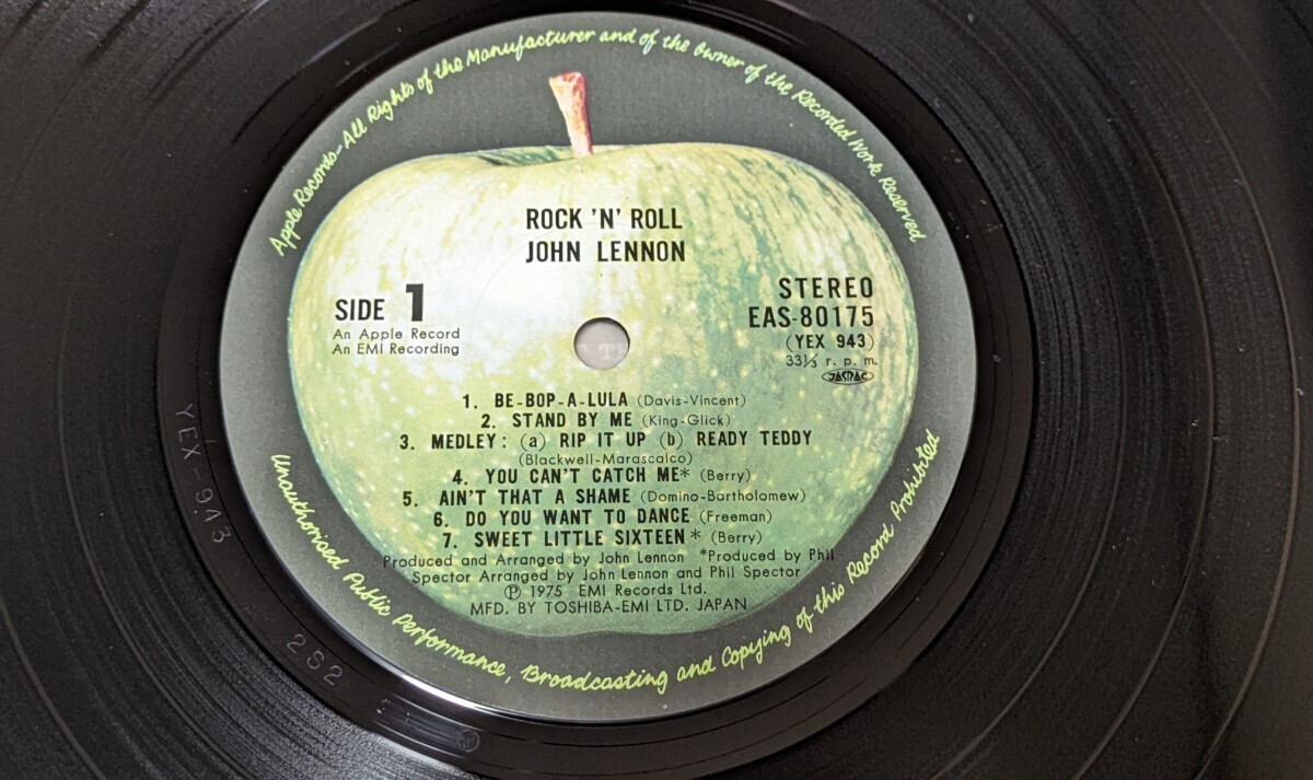 LPレコード 帯付き John Lennon/Rock 'N' Roll/ジョン・レノン / ロックン・ロール / EAS-80175【同梱歓迎】_画像2