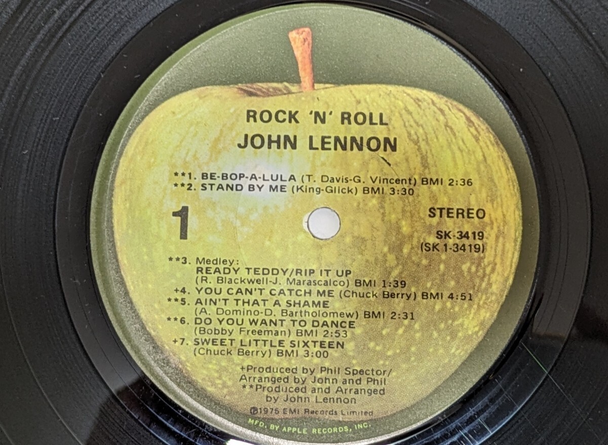 LPレコード John Lennon/Rock 'N' Roll/ジョン・レノン / ロックン・ロール / SK-3419【同梱歓迎】※ジャケット状態悪いです。US盤？の画像2